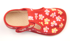 Beda Barefoot papučky Red Flower Beda Barefoot papučky Red Flower
