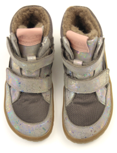 Froddo Barefoot zimní boty s membránou G3160189-7 Grey Silver Froddo Barefoot zimní boty s membránou G3160189-7 Grey Silver