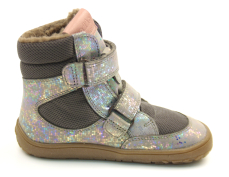 Froddo Barefoot zimní boty s membránou G3160189-7 Grey Silver Froddo Barefoot zimní boty s membránou G3160189-7 Grey Silver