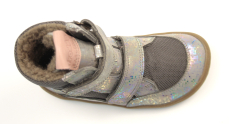 Froddo Barefoot zimní boty s membránou G3160189-7 Grey Silver Froddo Barefoot zimní boty s membránou G3160189-7 Grey Silver