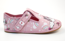 Ef Barefoot papuče 395 Pink Unicorn Ef Barefoot papuče 395 Pink Unicorn