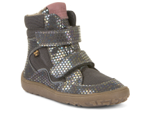 Froddo Barefoot zimní boty s membránou G3160205-10 Grey Silver