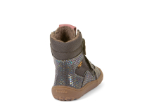 Froddo Barefoot zimní boty s membránou G3160205-10 Grey Silver