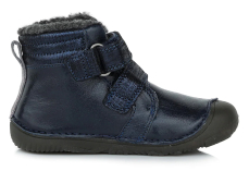 D.D.Step Barefoot zimní boty W073-364 Royal blue