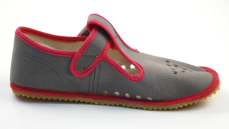Beda Barefoot papuče Grey pink Beda Barefoot papuče Grey pink