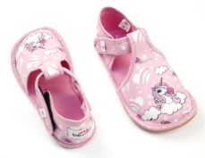 Ef Barefoot papuče 385 Pink Unicorn Ef Barefoot papuče 385 Pink Unicorn