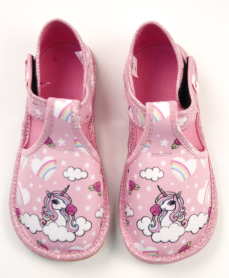Ef Barefoot papuče 385 Pink Unicorn Ef Barefoot papuče 385 Pink Unicorn