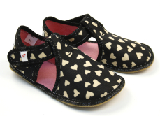 Ef Barefoot papuče 385 Gold Hearts Ef Barefoot papuče 385 Gold Hearts