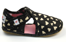 Ef Barefoot papuče 385 Gold Hearts Ef Barefoot papuče 385 Gold Hearts
