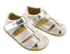 Ef Barefoot sandálky Bialy Fantazja