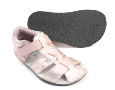 Ef Barefoot sandálky Pink Gliter Ef Barefoot sandálky Pink Gliter