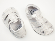 Ef Barefoot sandálky Silver Gliter Ef Barefoot sandálky Silver Gliter