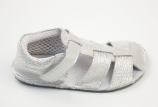 Ef Barefoot sandálky Silver Gliter Ef Barefoot sandálky Silver Gliter