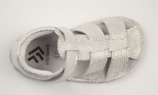 Ef Barefoot sandálky Silver Gliter Ef Barefoot sandálky Silver Gliter
