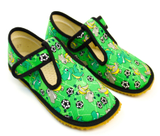 Beda Barefoot papuče Green Dinoball Beda Barefoot papuče Green Dinoball