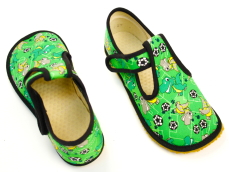 Beda Barefoot papuče Green Dinoball Beda Barefoot papuče Green Dinoball