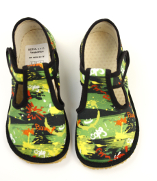 Beda Barefoot papuče Graffiti Beda Barefoot papuče Graffiti