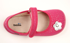 Beda Barefoot papuče Pink Shine kytka Beda Barefoot papuče Pink Shine kytka