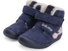 D.D.Step Barefoot zimní boty W070-42110 Bermuda Blue D.D.Step Barefoot zimní boty W070-42110 Bermuda Blue
