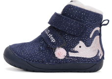 D.D.Step Barefoot zimní boty W070-42110 Bermuda Blue D.D.Step Barefoot zimní boty W070-42110 Bermuda Blue