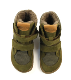 Froddo Barefoot zimní boty s membránou G3160233-2 Olive Froddo Barefoot zimní boty s membránou G3160233-2 Olive