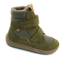 Froddo Barefoot zimní boty s membránou G3160233-2 Olive Froddo Barefoot zimní boty s membránou G3160233-2 Olive