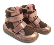 Froddo Barefoot zimní boty s membránou G3160233-9 Pink/Gold Froddo Barefoot zimní boty s membránou G3160233-9 Pink/Gold