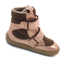 Froddo Barefoot zimní boty s membránou G3160233-9 Pink/Gold Froddo Barefoot zimní boty s membránou G3160233-9 Pink/Gold