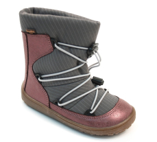 Froddo Barefoot zimní boty s membránou G3160239-11 Pink+ Froddo Barefoot zimní boty s membránou G3160239-11 Pink+