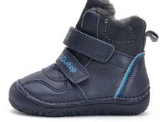 D.D.Step Barefoot zimní boty W073-42814A Royal Blue