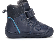 D.D.Step Barefoot zimní boty W073-42814A Royal Blue