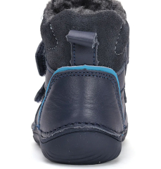 D.D.Step Barefoot zimní boty W073-42814A Royal Blue
