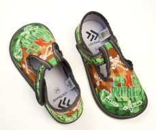 Ef Barefoot papuče 395 Pixel World Ef Barefoot papuče 395 Pixel World