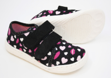 EF Barefoot 3407 Černé srdce EF Barefoot 3407 Černé srdce