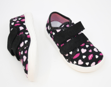 EF Barefoot 3407 Černé srdce EF Barefoot 3407 Černé srdce