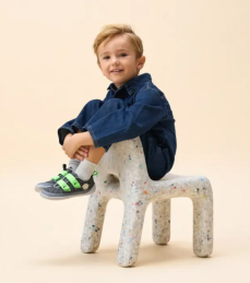 Affenzahn Sneaker Knit Happy Panther Grey