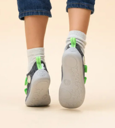 Affenzahn Sneaker Knit Happy Panther Grey