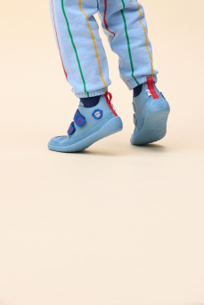 Affenzahn Sneaker Leather Buddy Shark Blue Affenzahn Sneaker Leather Buddy Shark Blue