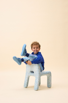 Affenzahn Sneaker Leather Buddy Shark Blue Affenzahn Sneaker Leather Buddy Shark Blue