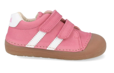 Barefoot dětské tenisky Koel - Archie Leather Fuchsia