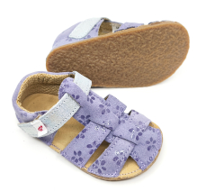 Ef Barefoot sandálky Fiolet Flowers Ef Barefoot sandálky Fiolet Flowers