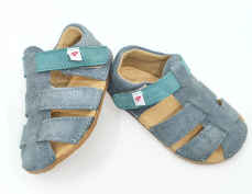 Ef Barefoot sandálky Grey green Ef Barefoot sandálky Grey green