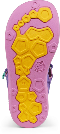 Affenzahn Sandal Vegan Breezy Creative Toucan Levander Affenzahn Sandal Vegan Breezy Creative Toucan Levander
