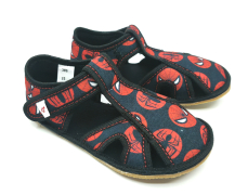 Ef Barefoot papuče 386 Red Spider Ef Barefoot papuče 386 Red Spider