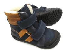 Koel barefoot Milo 3 Hydro navy Cognac Koel barefoot Milo 3 Hydro navy Cognac
