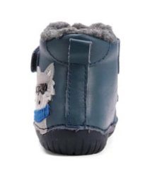 D.D.Step Barefoot zimní boty W070-52893 Royal Blue