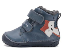 D.D.Step Barefoot zimní boty W070-52301 Bermuda Blue