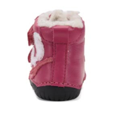D.D.Step Barefoot zimní boty W070-52214B Dark Pink
