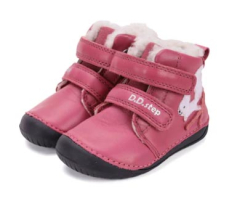 D.D.Step Barefoot zimní boty W070-52214B Dark Pink D.D.Step Barefoot zimní boty W070-52214B Dark Pink