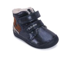 D.D.Step Barefoot zimní boty W070-52214 Royal Blue